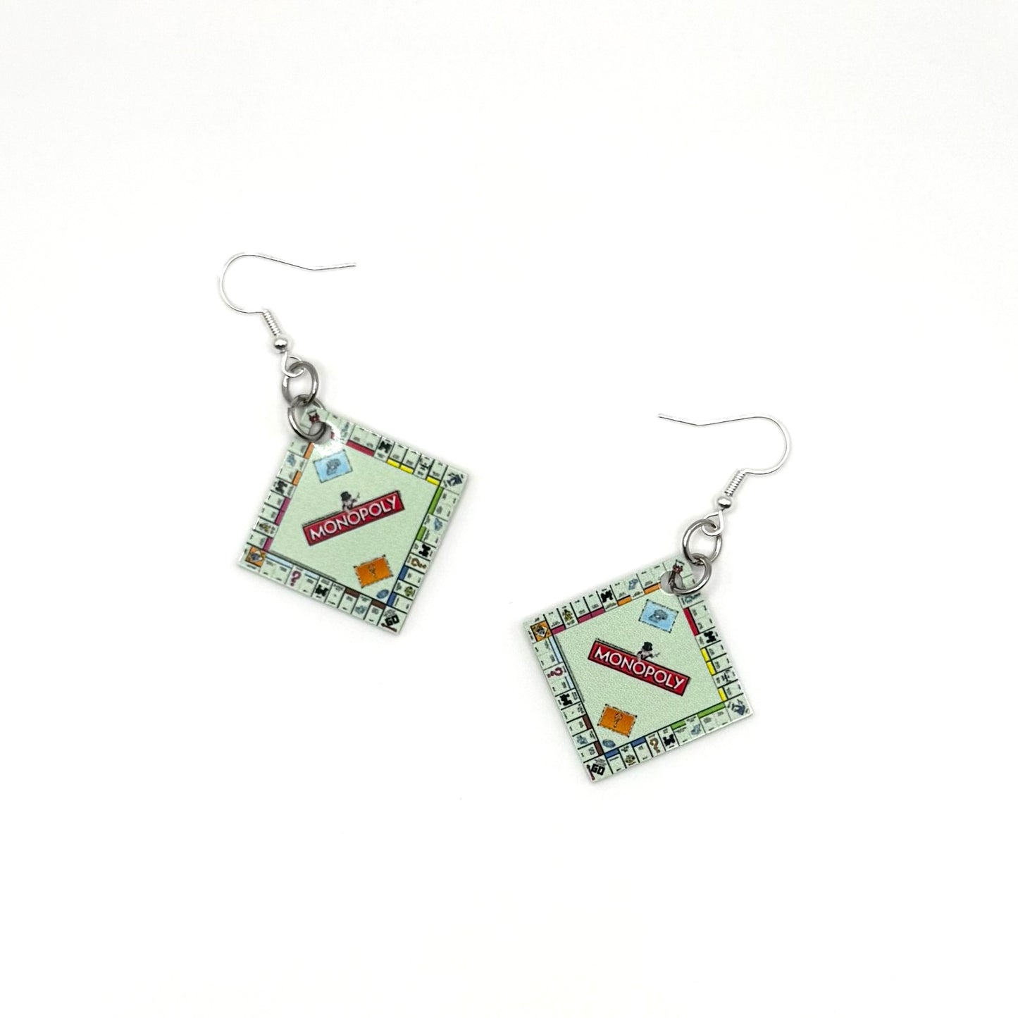Miniature Monopoly Board Earrings