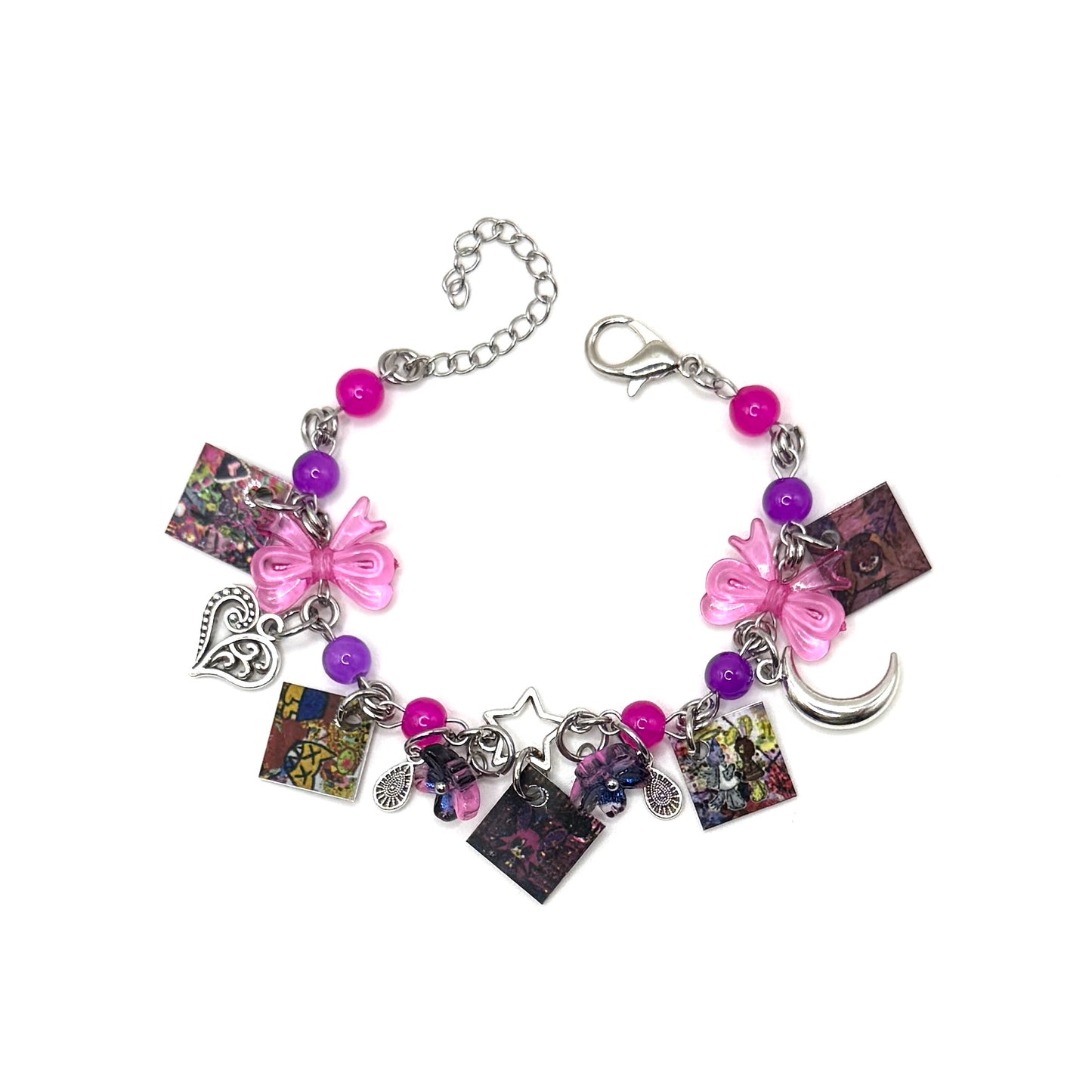 Stomach Book Charm Bracelet
