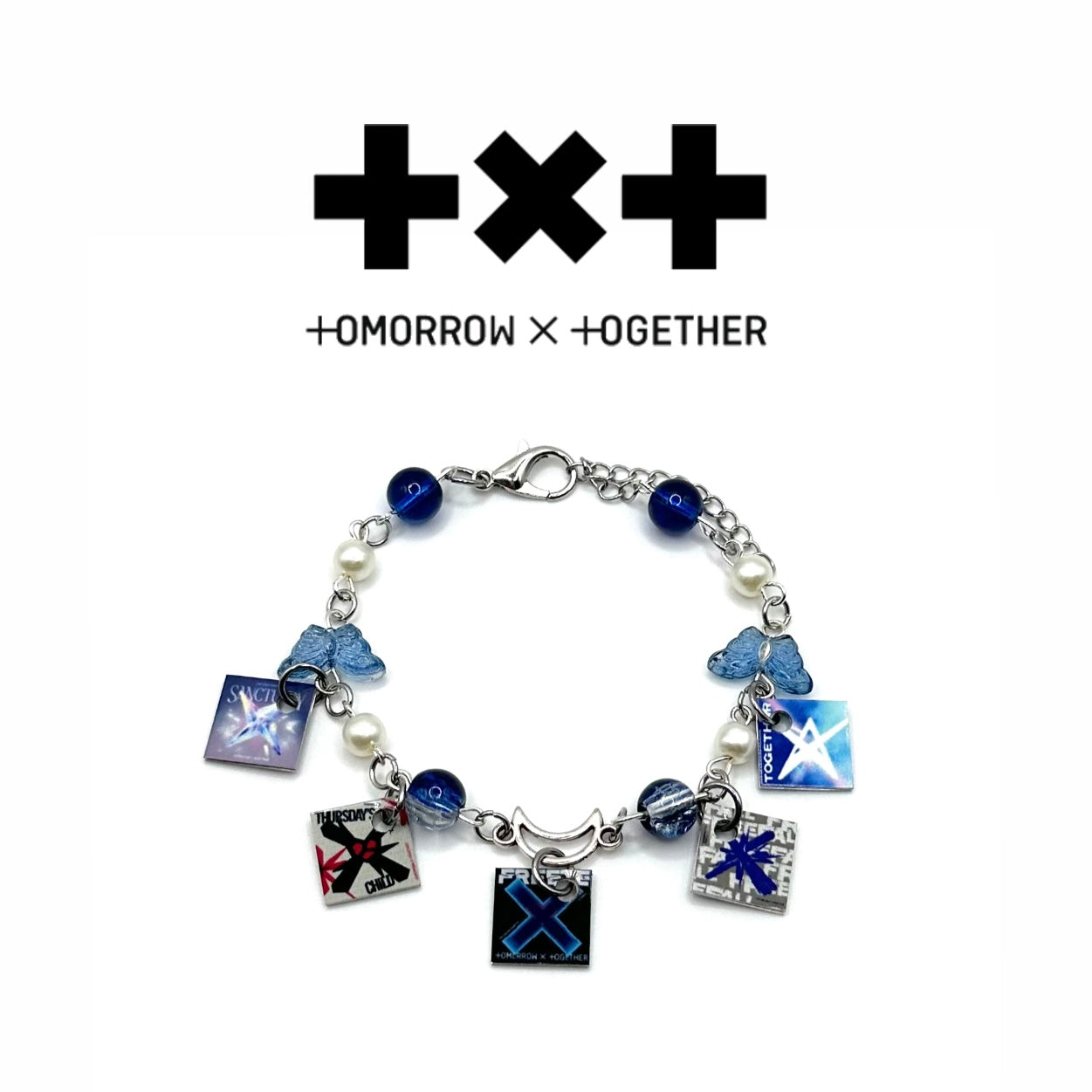 Tomorrow x Together TXT Mini K-Pop Album Charm Bracelet