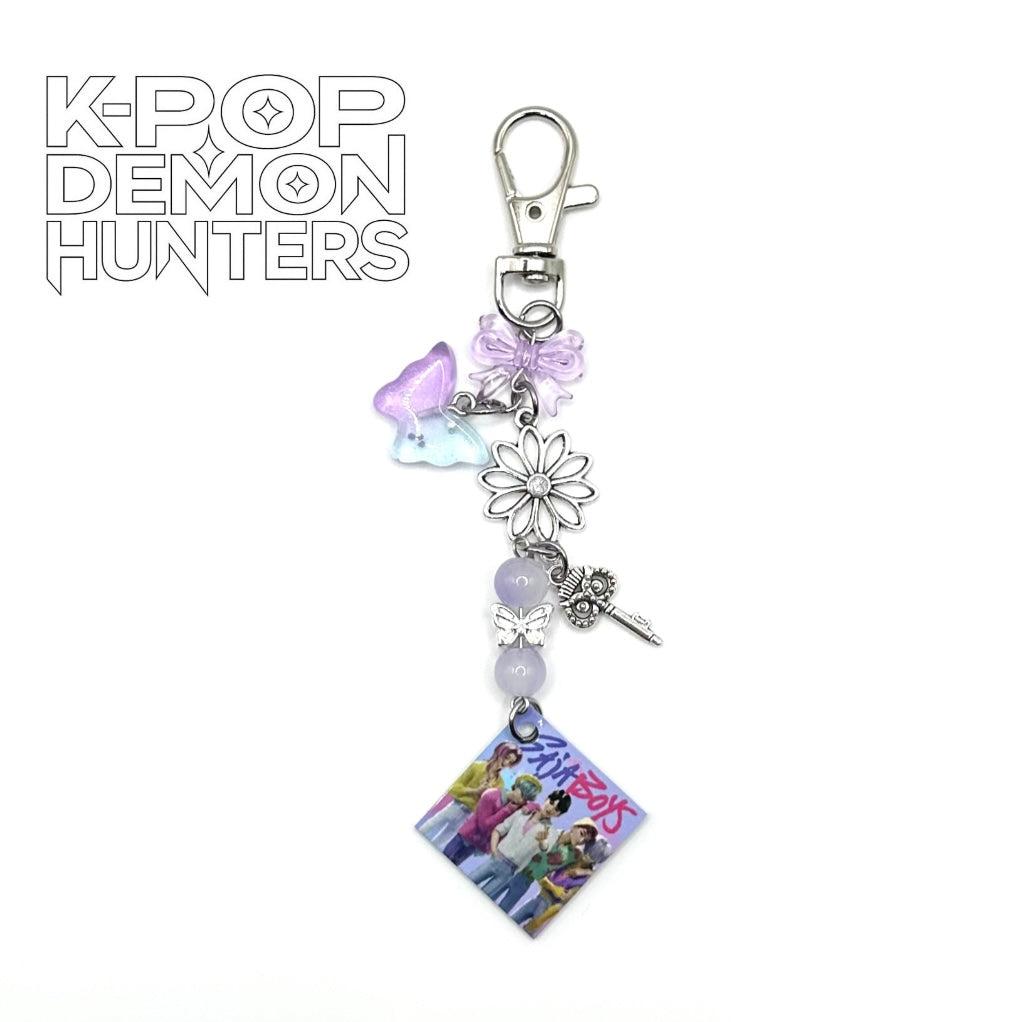 Saja Boys K-Pop Demon Hunters Charm Keychain