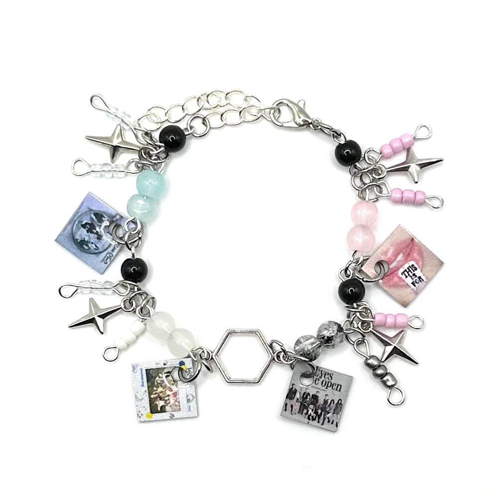 TWICE Mini K-Pop Album Charm Bracelet