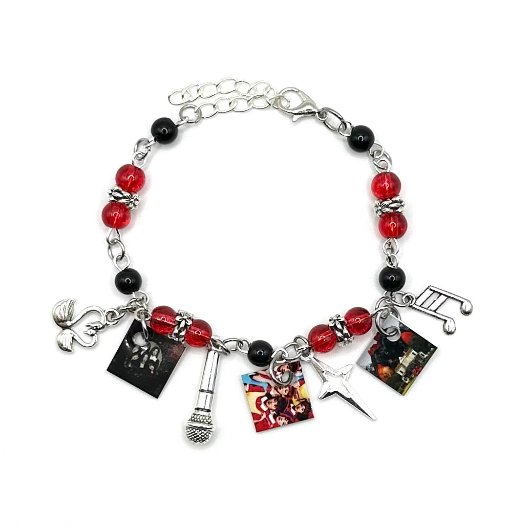 Red Velvet Mini K-Pop Album Charm Bracelet