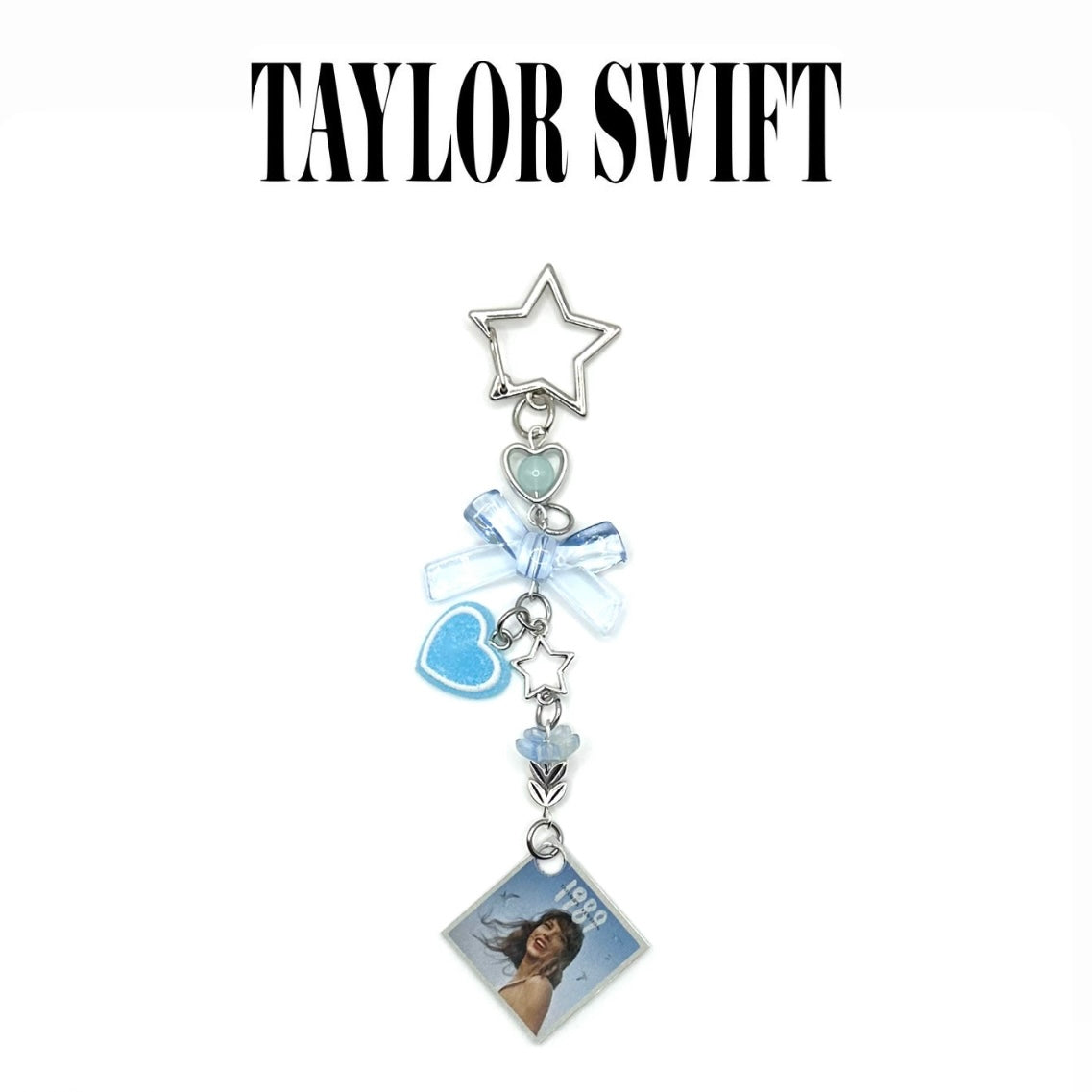Taylor Swift 1989 (Taylor’s Version) Beaded Charm Keychain