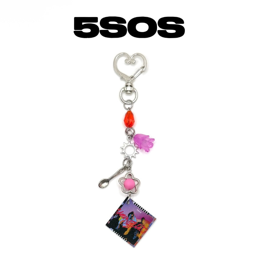 5SOS Youngblood Album Charm Keychain