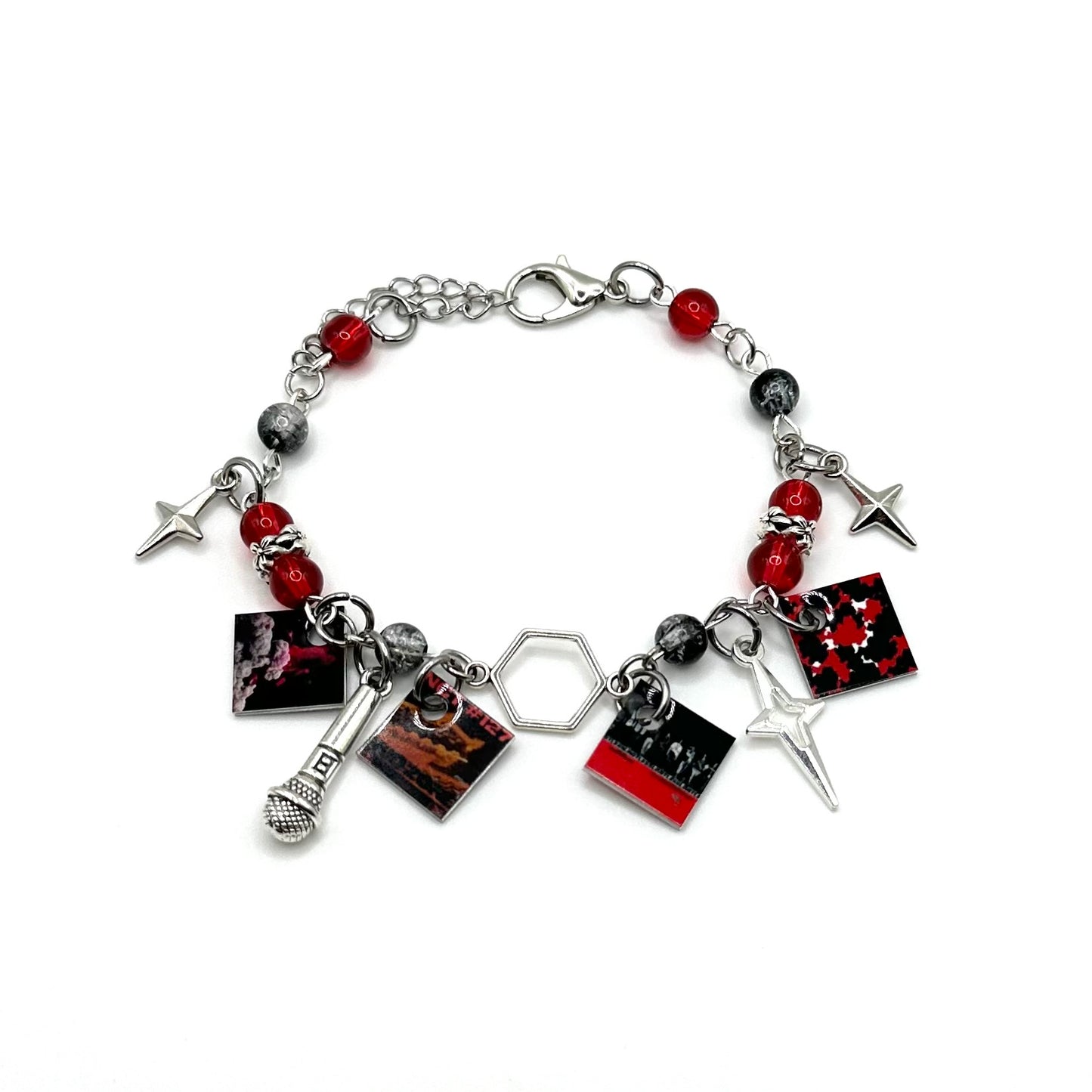 NCT 127 Mini K-Pop Album Charm Bracelet