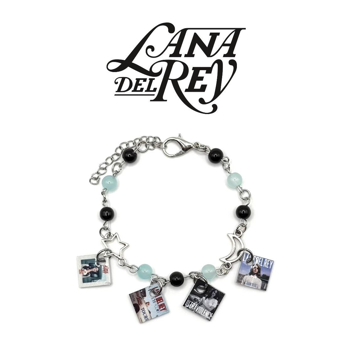Lana Del Rey Mini Album Charm Bracelet