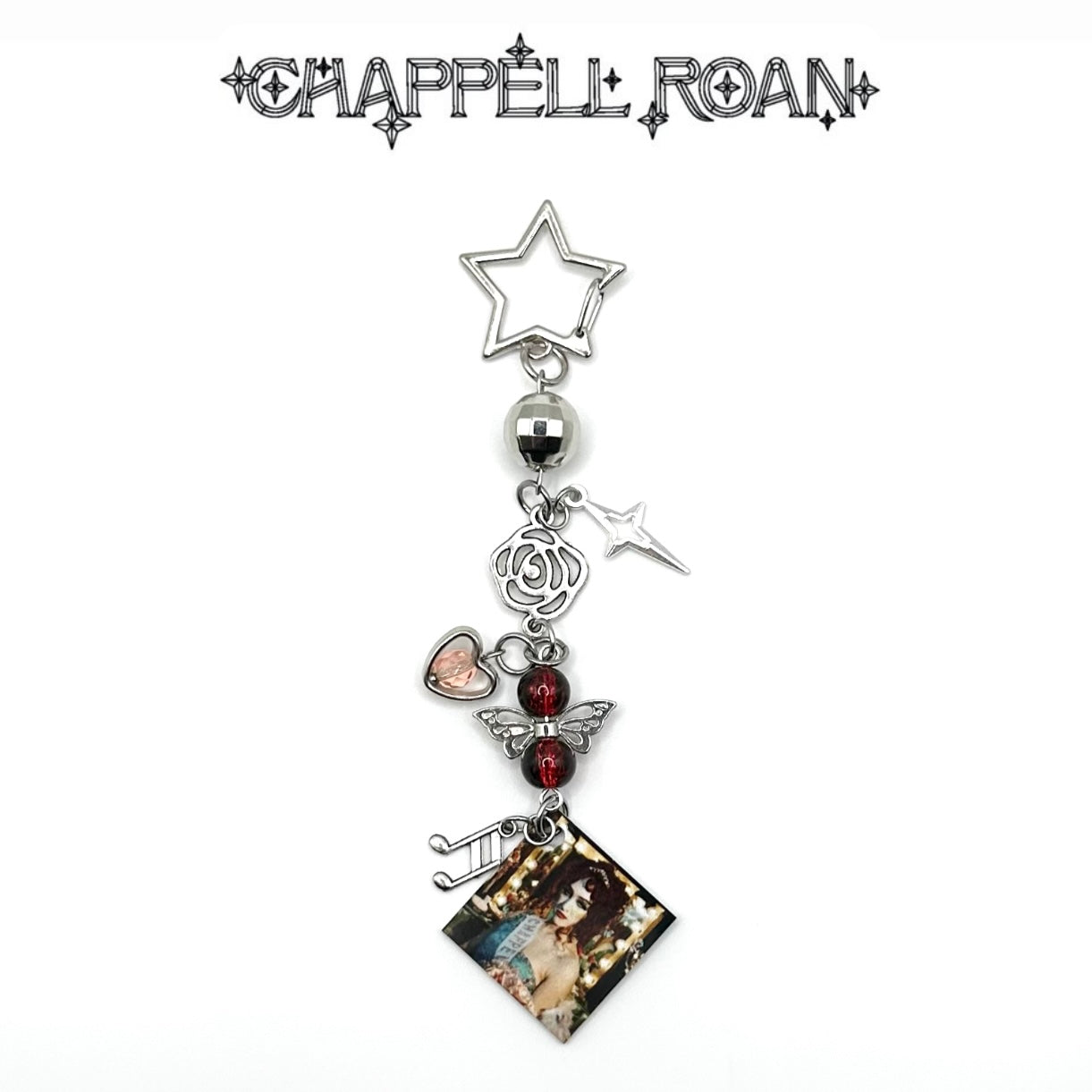 Chappell Roan Rise and Fall of a Midwest Princess Charm Keychain