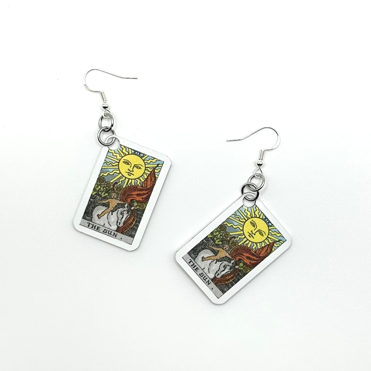 The Sun Tarot Card Earrings