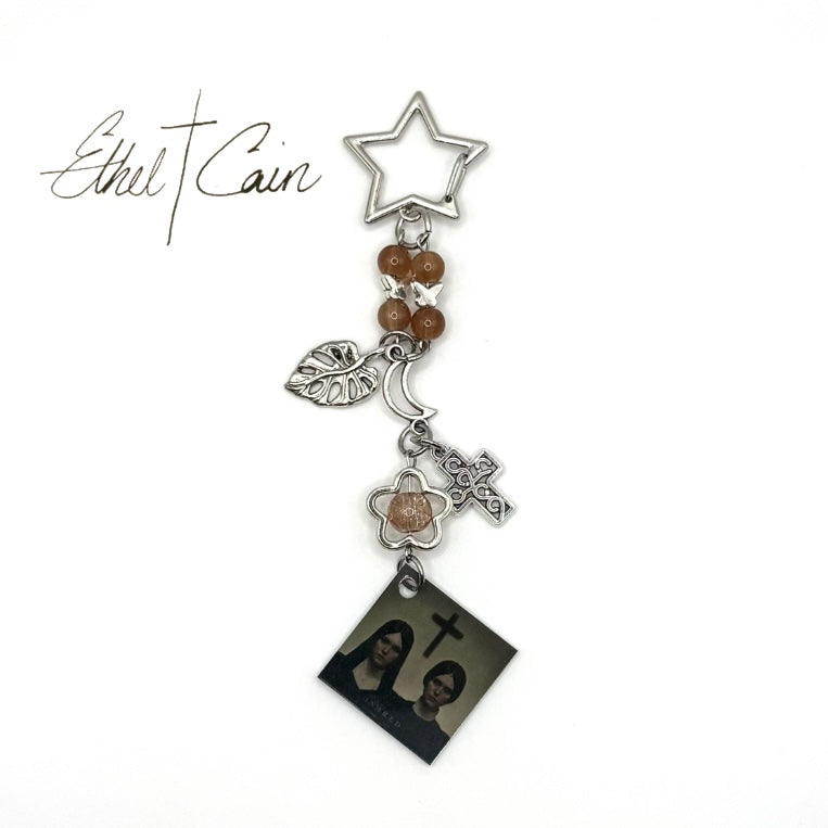 Ethel Cain Inbred EP Cover Charm Keychain