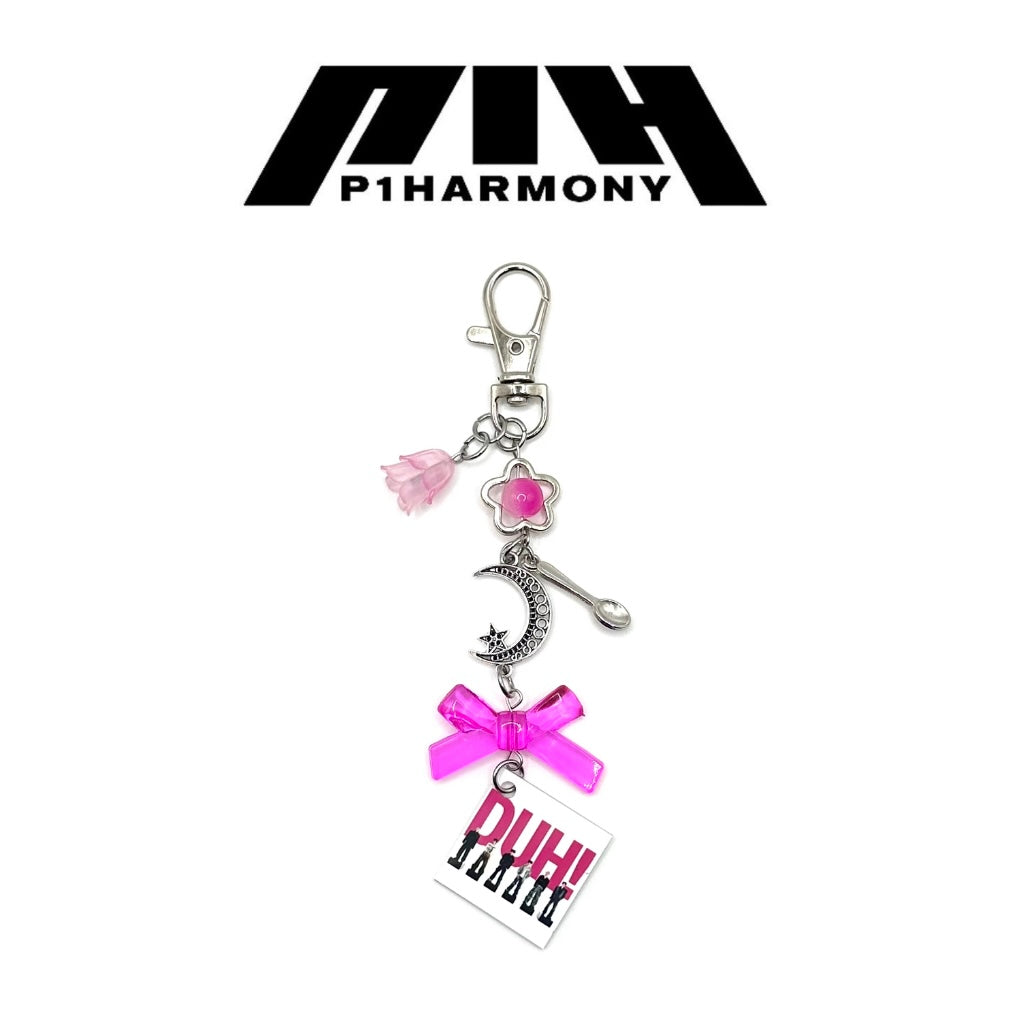 P1Harmony KPop DUH! Single Cover Keychain