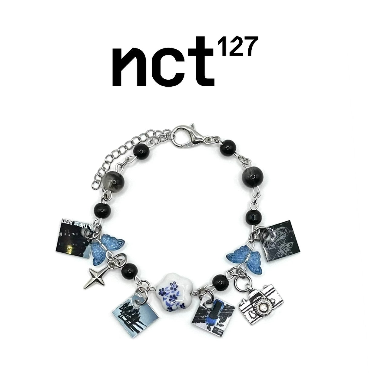 NCT 127 Mini K-Pop Album Charm Bracelet