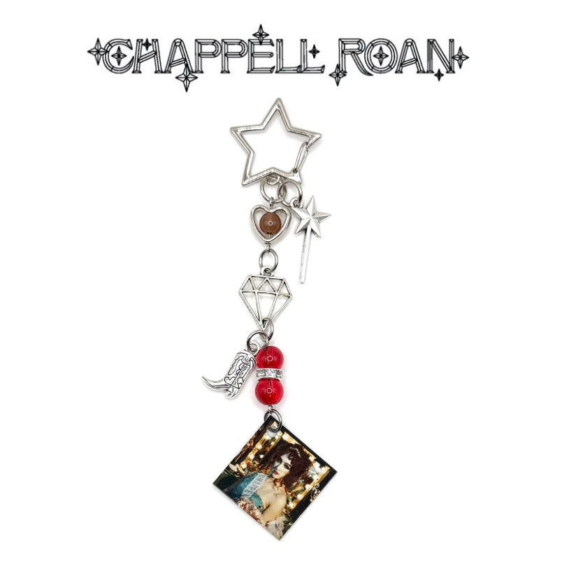Chappell Roan Rise and Fall of a Midwest Princess Charm Keychain