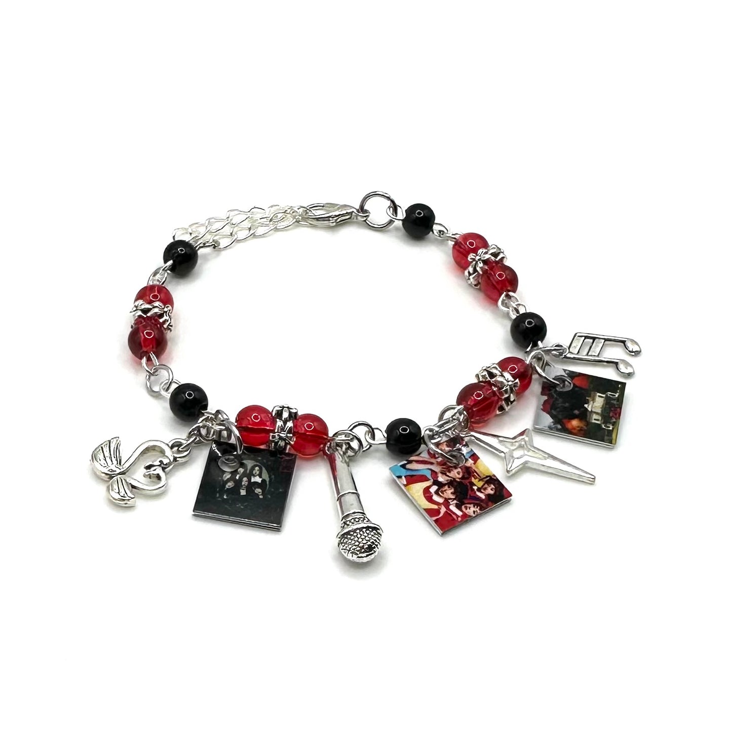 Red Velvet Mini K-Pop Album Charm Bracelet