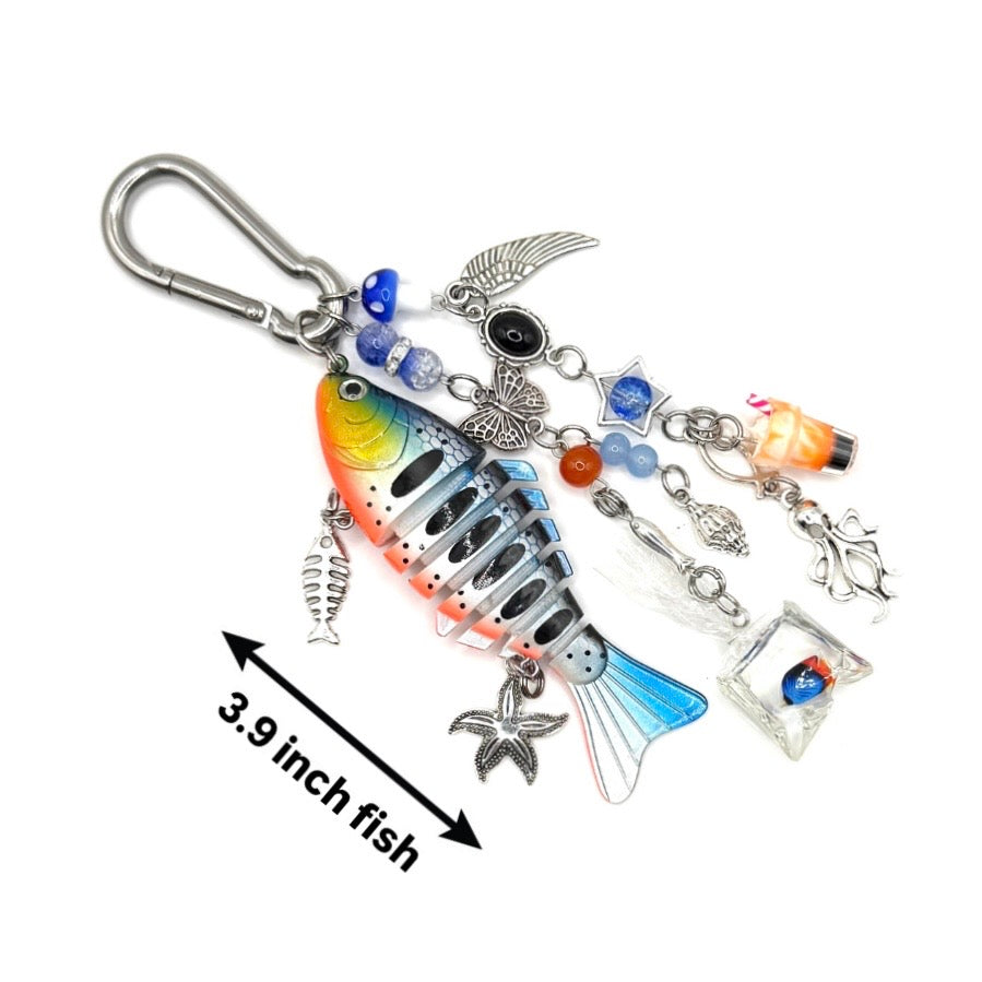 “Bishop” - Fish Carabiner Bag Accessory