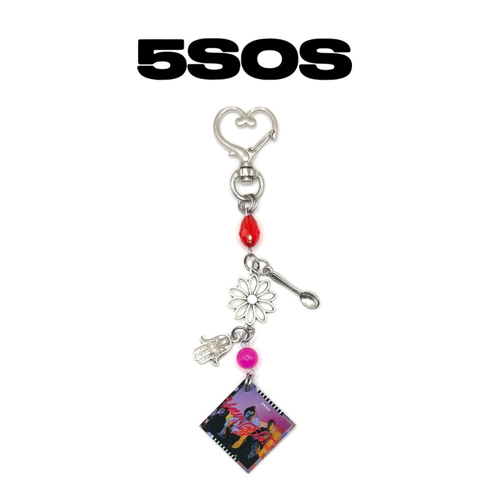 5SOS Youngblood Album Charm Keychain