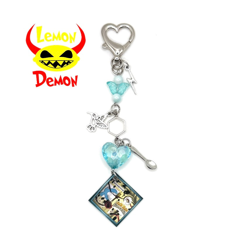 Lemon Demon Dinosaurchestra Album Keychain