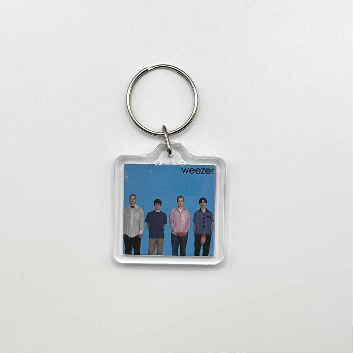 Weezer Blue Album Photo Keychains