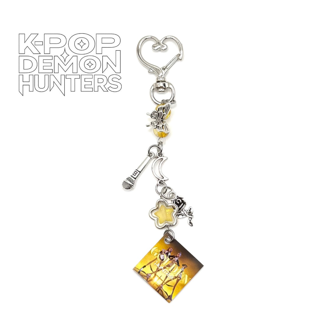 K-Pop Demon Hunters Hunter/x Golden Charm Keychain