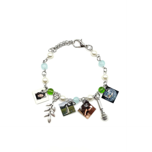 Laufey Mini Album Charm Bracelet