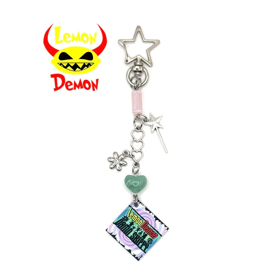 Lemon Demon Damn Skippy Keychain