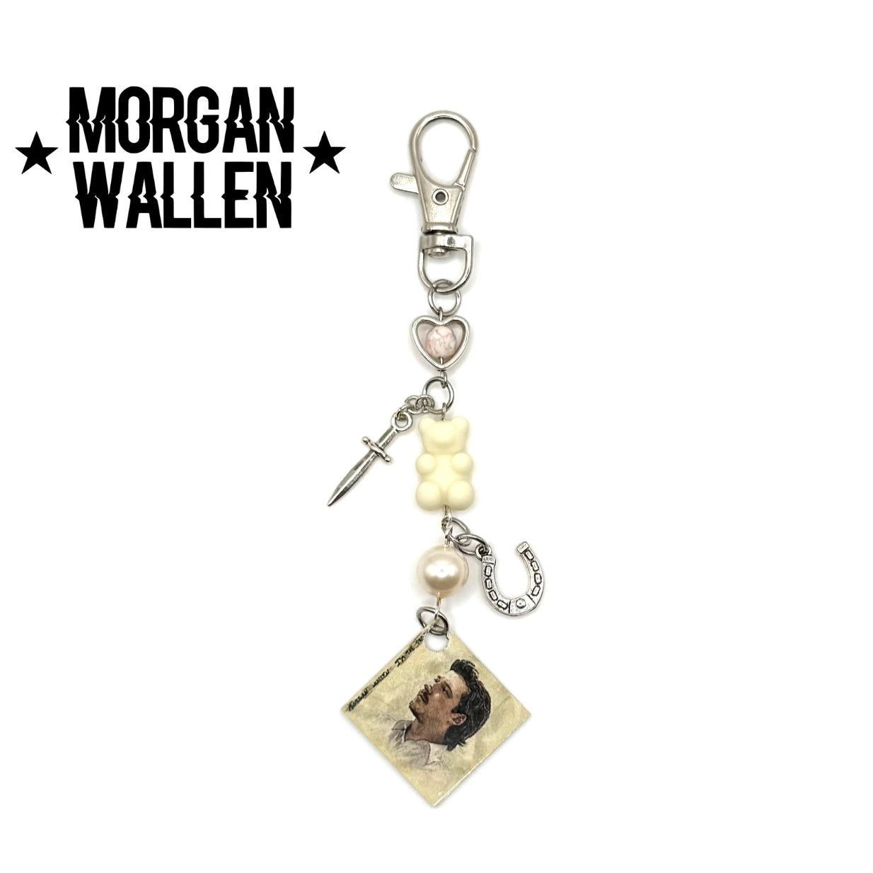 Morgan Wallen I’m The Problem Country Album Charm Keychain