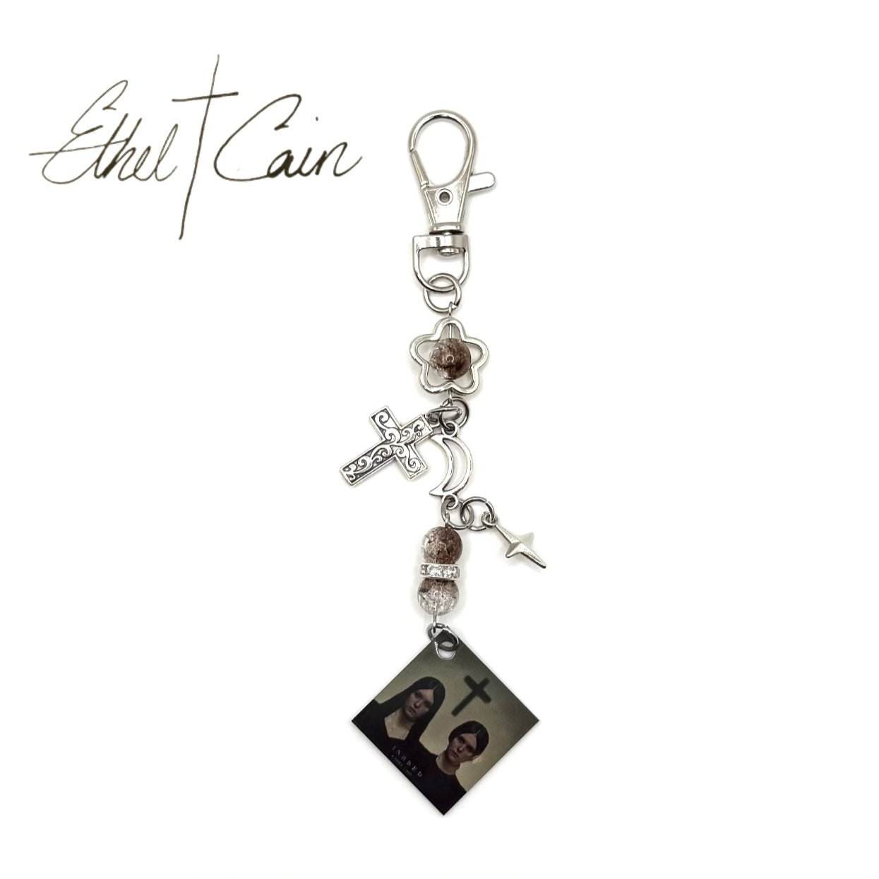 Ethel Cain Inbred EP Cover Charm Keychain
