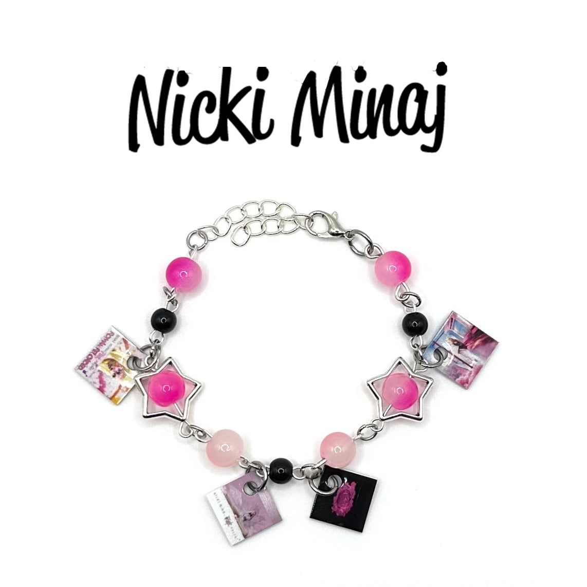 Nicki Minaj Mini Album Charm Bracelet