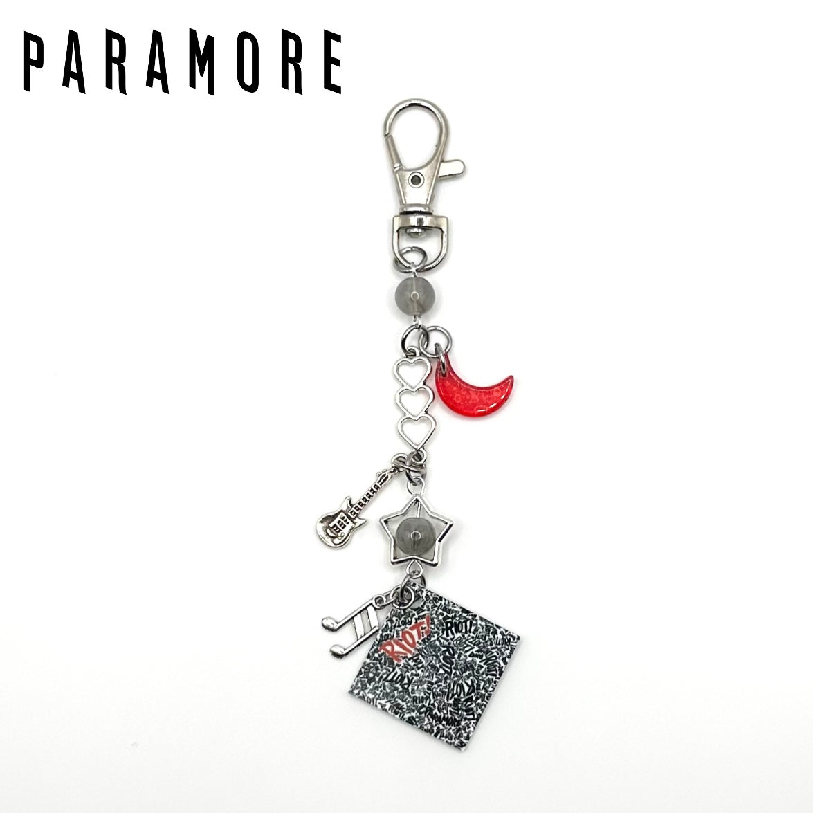 Paramore Riot! Album Charm Keychain
