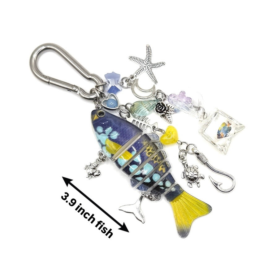 “Harrison” - Fish Carabiner Bag Accessory