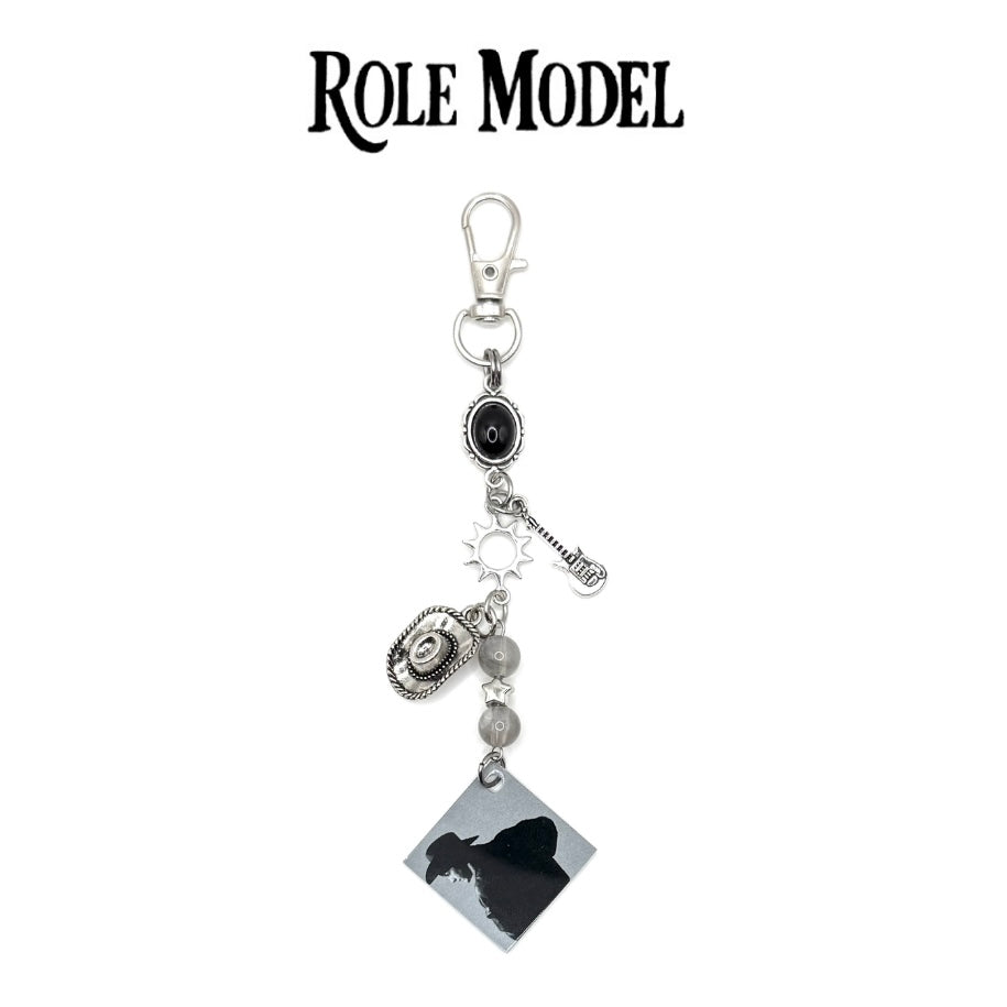 Role Model Kansas Anymore Beaded Charm Keychain