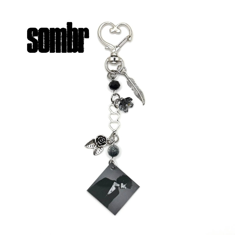 Sombr Back to Friends Keychain