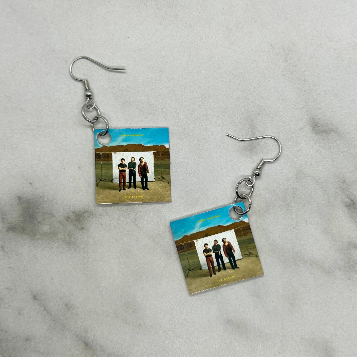 Jonas Brothers The Album Cover Earrings Merch