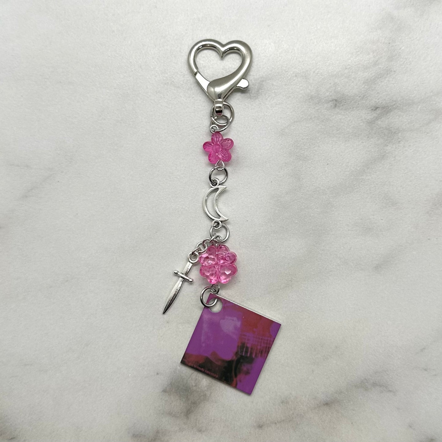 My Bloody Valentine Loveless Album Merch Cute Beaded Keychain