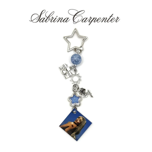 Short ‘N Sweet Sabrina Carpenter Beaded Charm Keychain