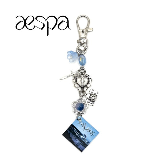 Aespa K-Pop Savage Mini Album Charm Keychain