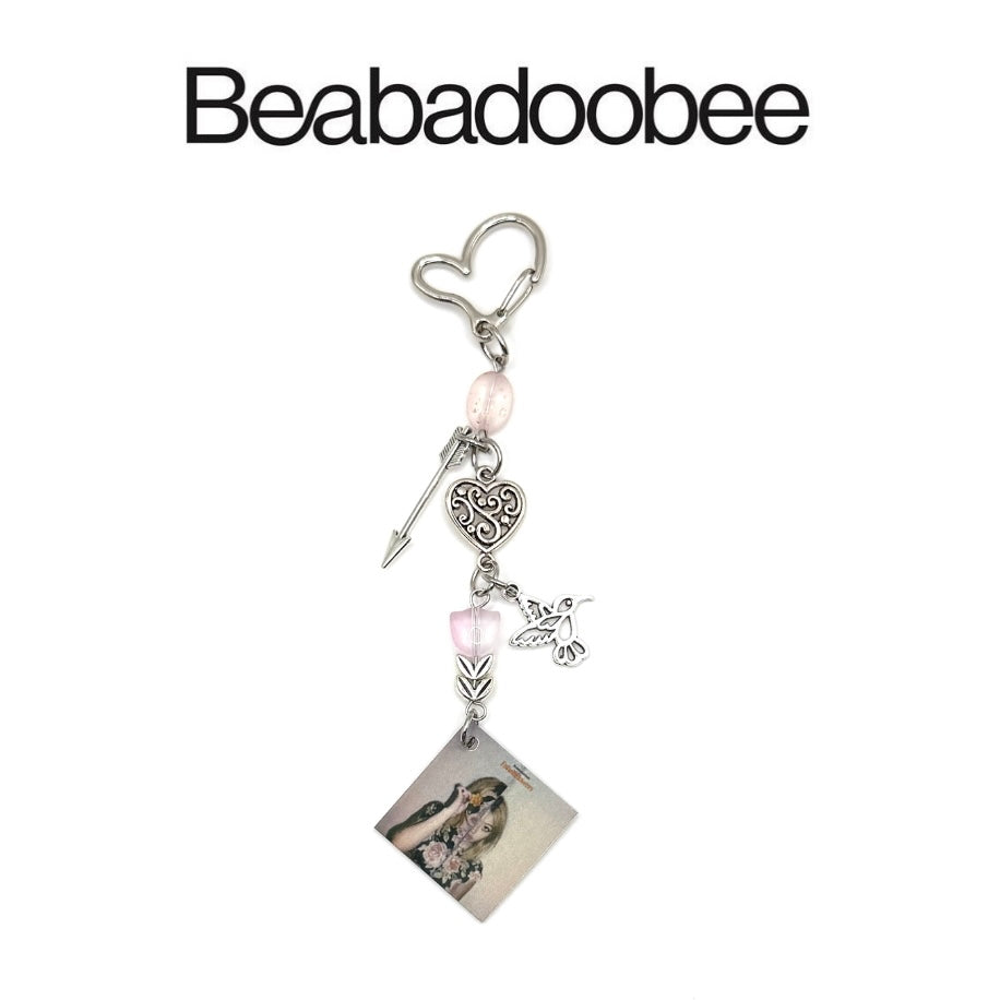Beabadoobee Fake It Flowers Album Charm Keychain
