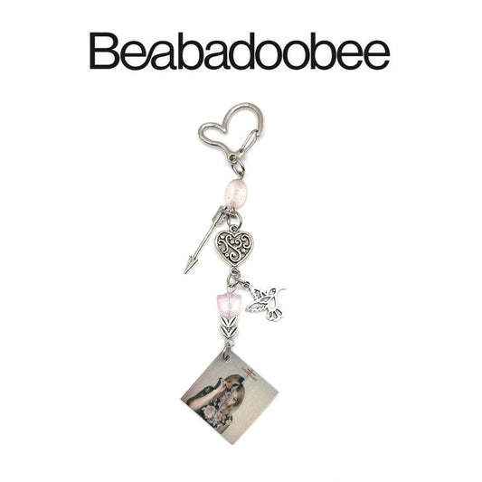 Beabadoobee Fake It Flowers Album Charm Keychain