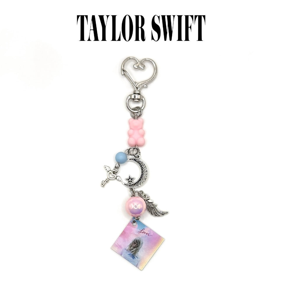 Taylor Swift Lover Charm Keychain