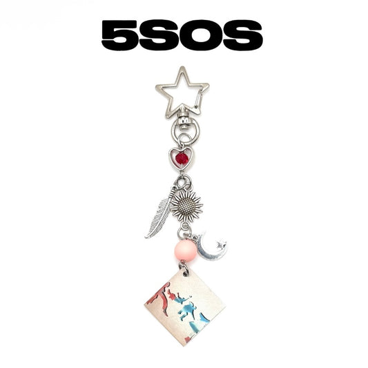 5SOS - 5SOS5 Album Charm Keychain