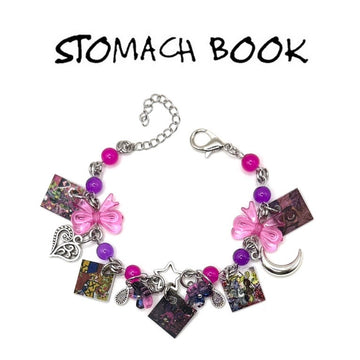 Stomach Book Charm Bracelet