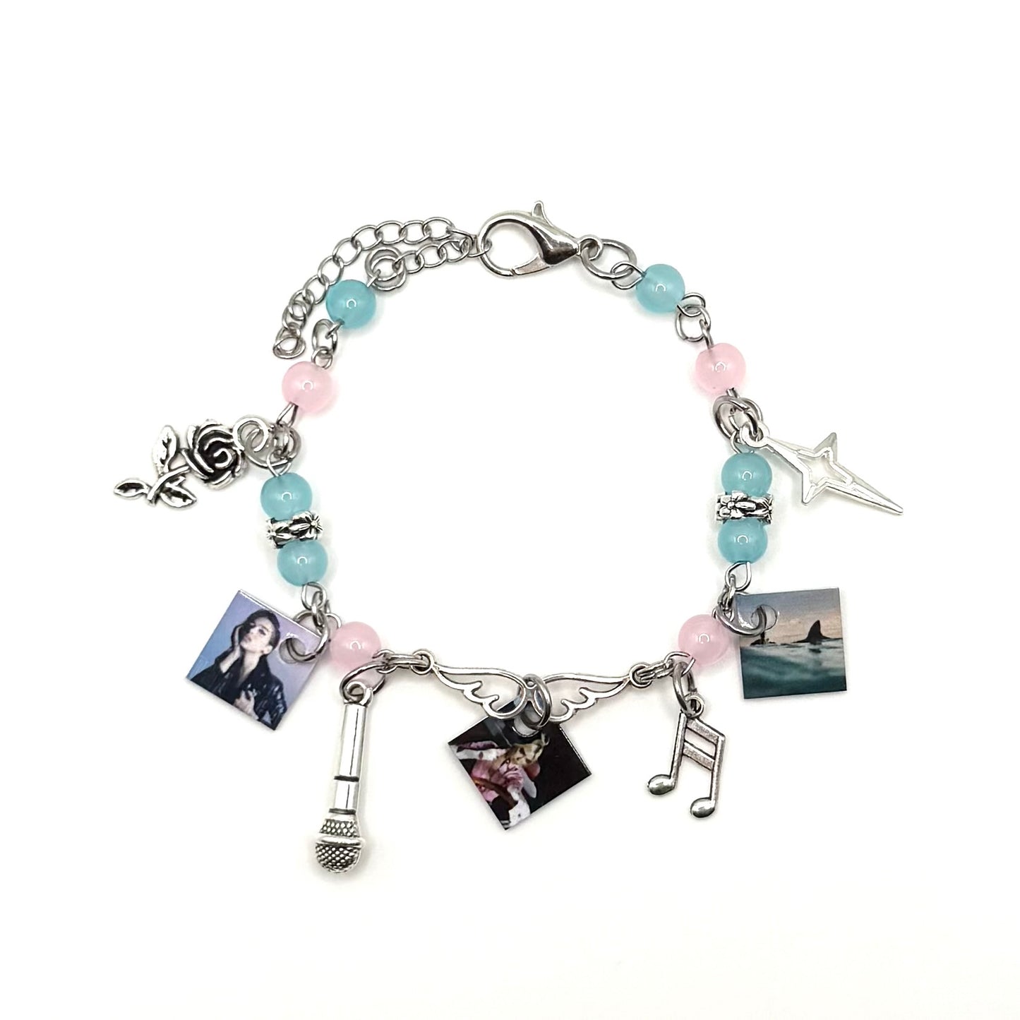 Dua Lipa Mini Album Charm Bracelet