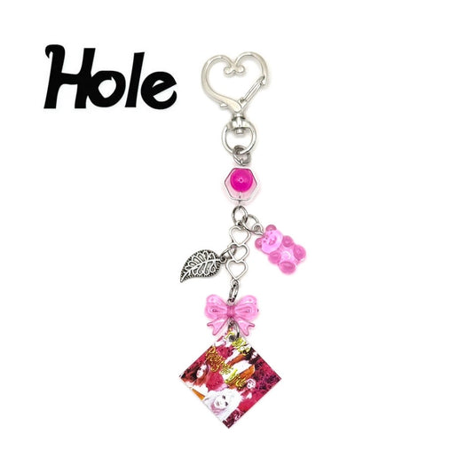 Hole Band Pretty On The Inside Keychain