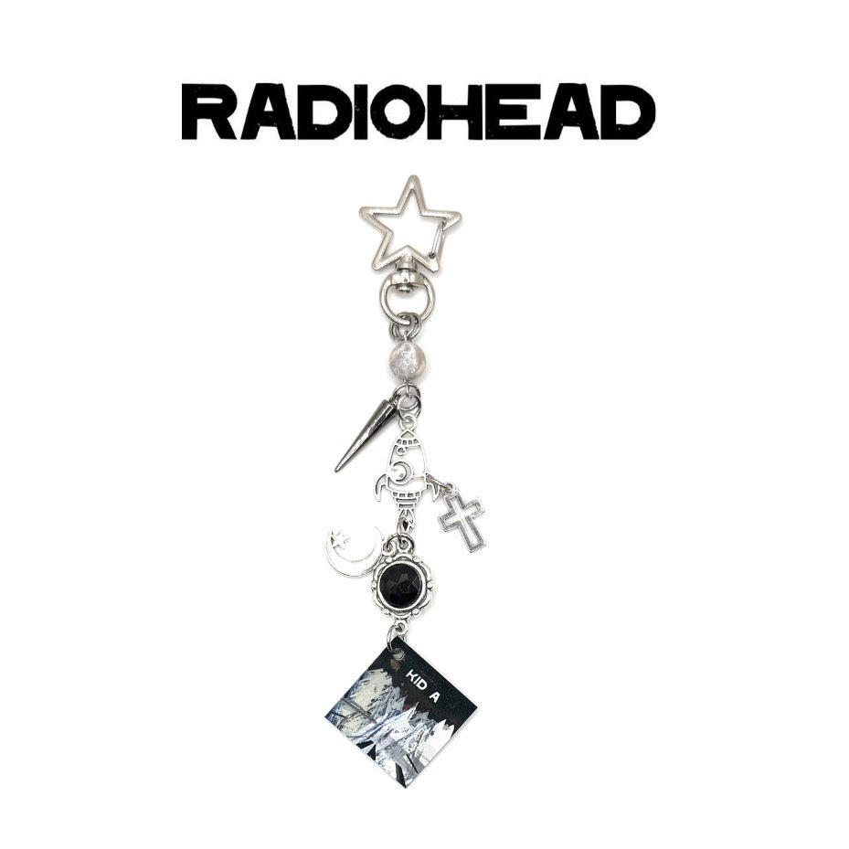 Radiohead Kid A Keychain