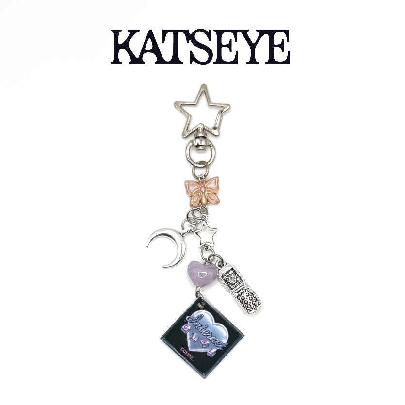 Katseye Internet Girl Charm Keychain