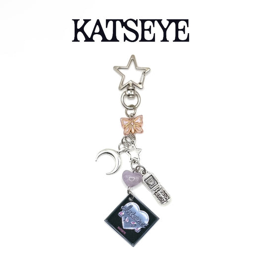 Katseye Internet Girl Charm Keychain