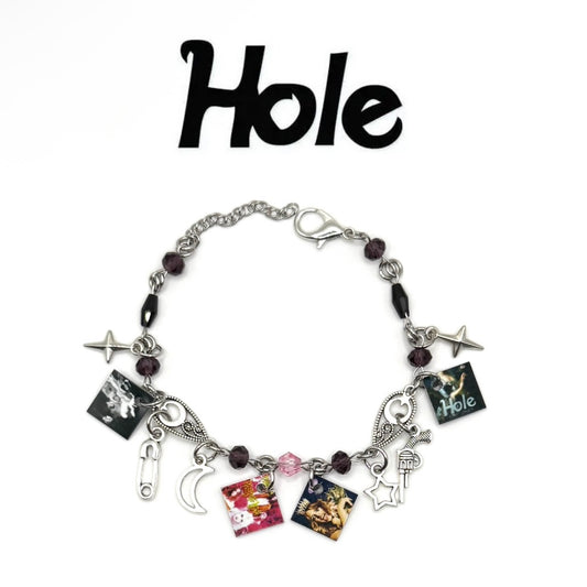 Hole Mini Album Charm Bracelet