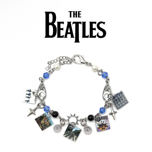 The Beatles Miniature Album Charm Bracelet