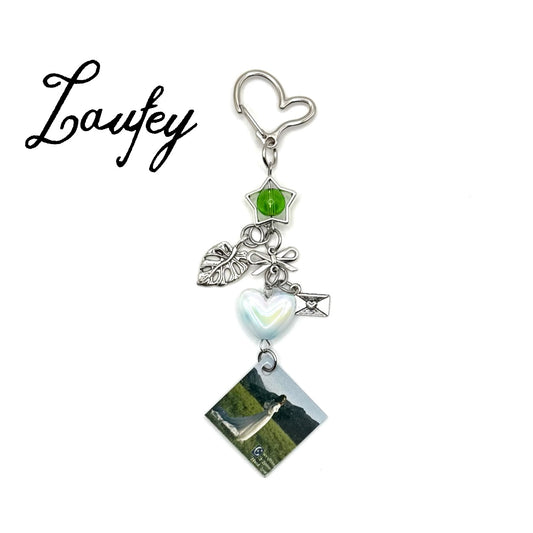 Laufey Everything I Know About Love Album Beaded Charm Keychain