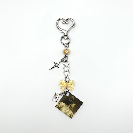 Taylor Swift Fearless (Taylor’s Version) Beaded Charm Keychain