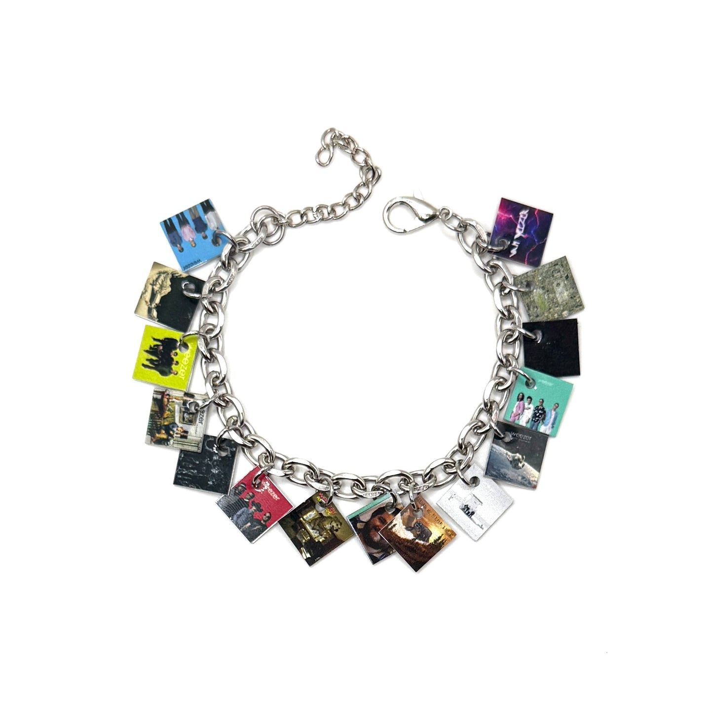 Weezer Miniature Album Charm Bracelet